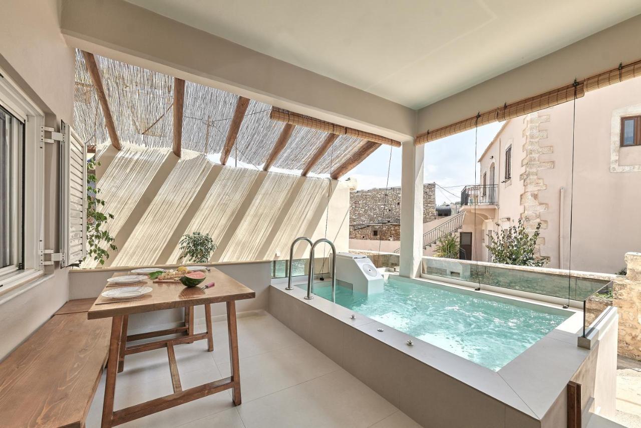 2 Bedroom Villa With Heated Swimming Pool-Spa Whirlpool-Bbq! Melidhonion  Exterior photo